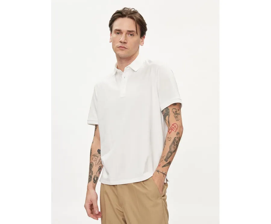 obrazek 1 Pepe Jeans Polo Harper PM542157 Biały Regular Fit