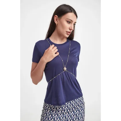 Zdjęcie T-shirt ELISABETTA FRANCHI Elisabetta Franchi