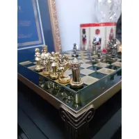 Zdjęcie Wyjątkowy zestaw szachowy z bizantyjskimi figurami na prezent