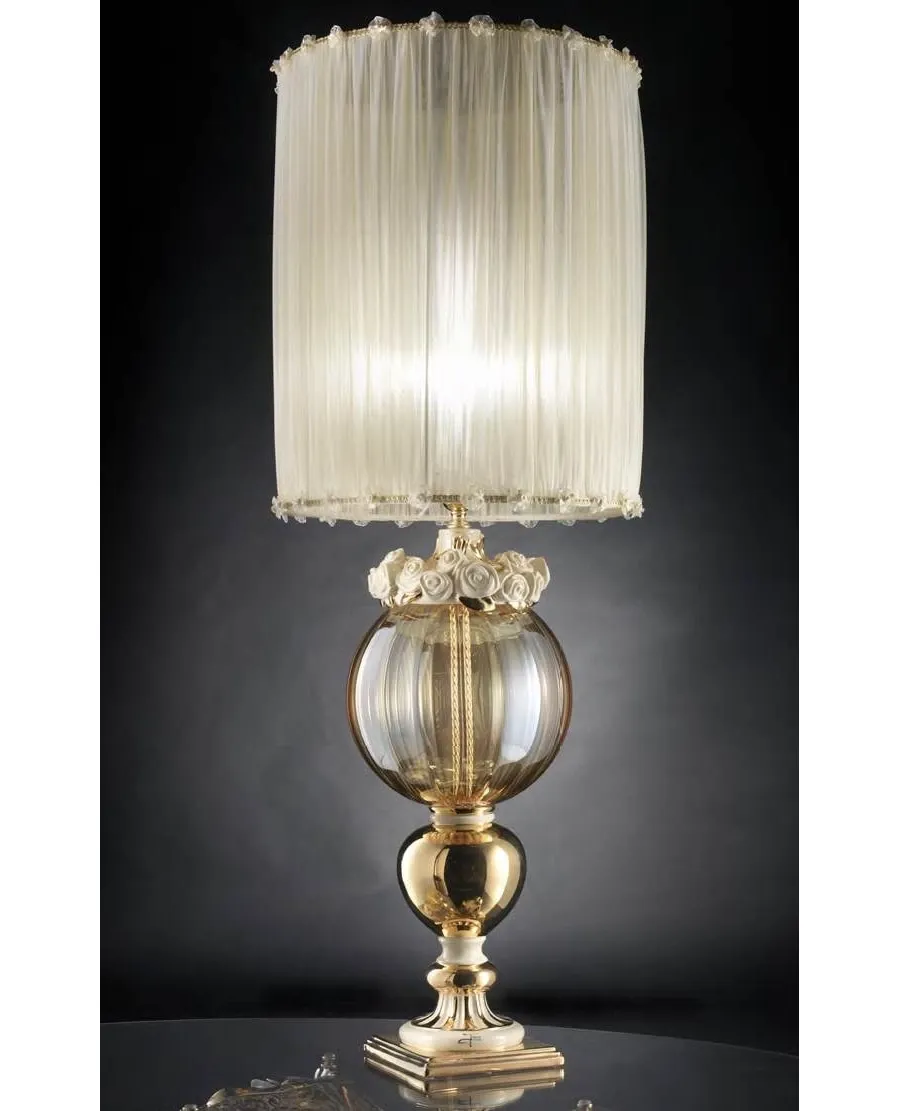 obrazek 1 Śliczna lampa z ceramiki 110cm