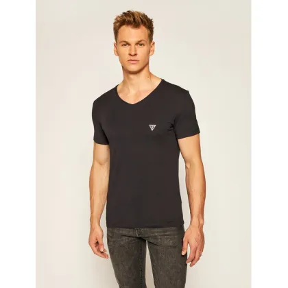 Zdjęcie Guess T-Shirt U97M01 JR003 Czarny Slim Fit