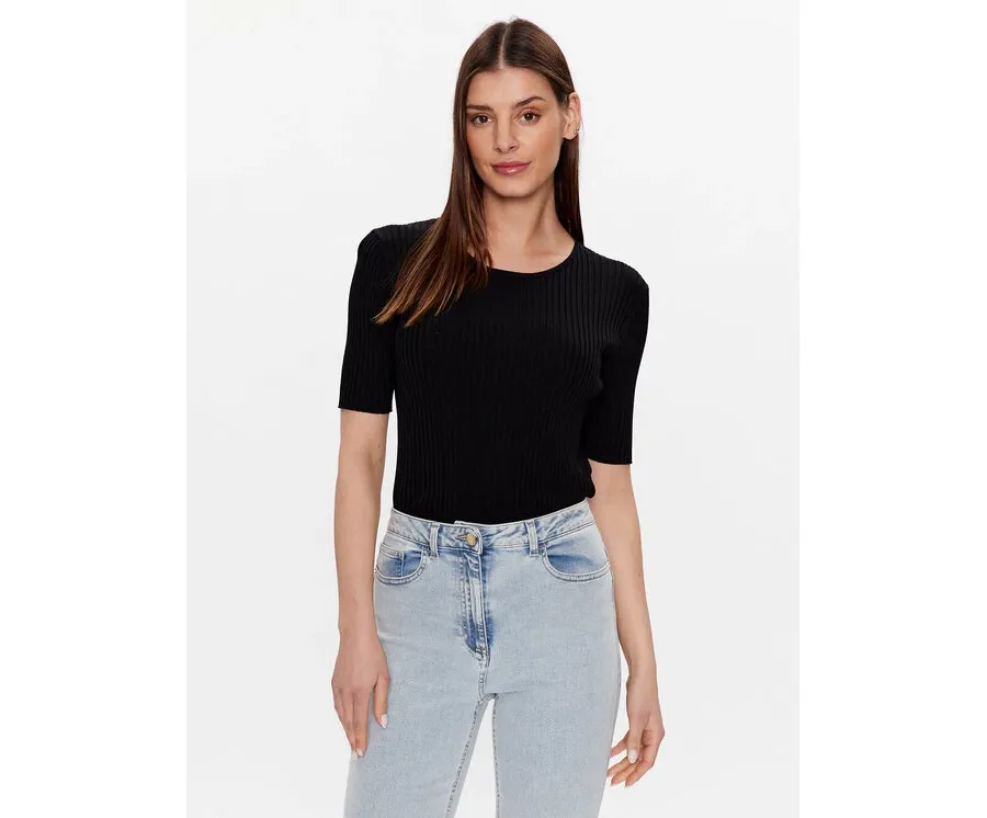 obrazek 1 Trussardi Sweter 56M00583 Czarny Slim Fit