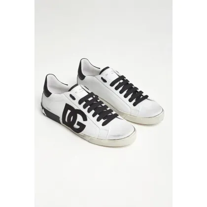 Zdjęcie Sneakersy męskie skórzane Portofino Vintage DOLCE & GABBANA Dolce & Gabbana