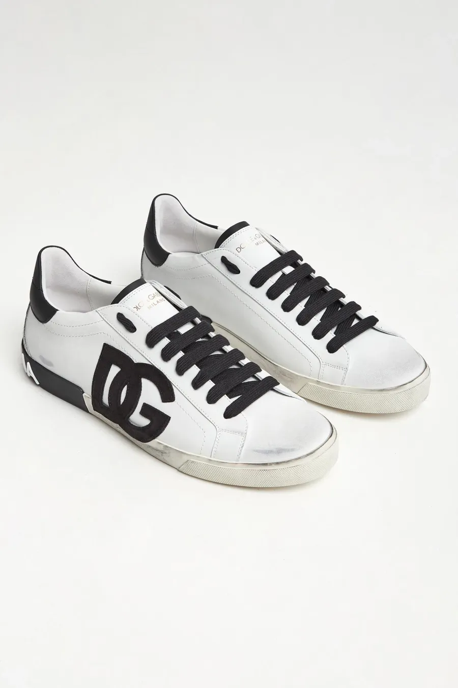 obrazek 1 Sneakersy męskie skórzane Portofino Vintage DOLCE & GABBANA Dolce & Gabbana