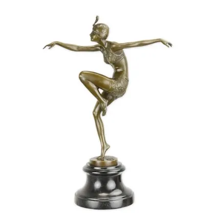 Zdjęcie Wyjątkowa rzeźba tancerki wykonana z brązu