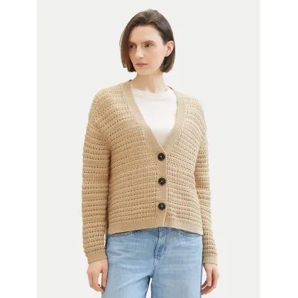 Zdjęcie Tom Tailor Kardigan 1041213 Beżowy Loose Fit