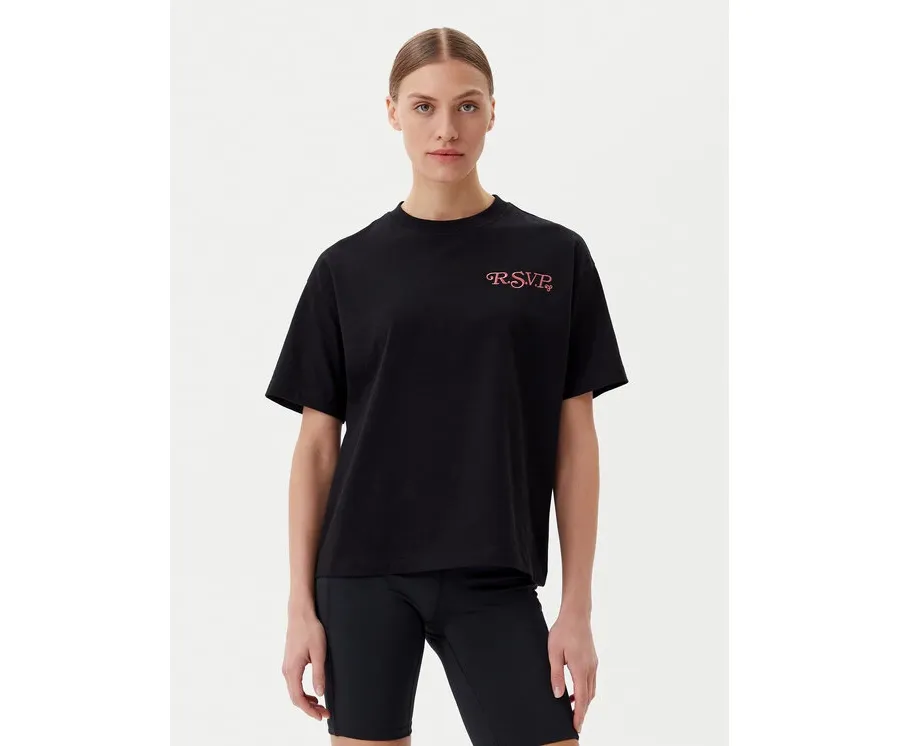 obrazek 1 Fila T-Shirt Leffinge FAW1029 Czarny Loose Fit