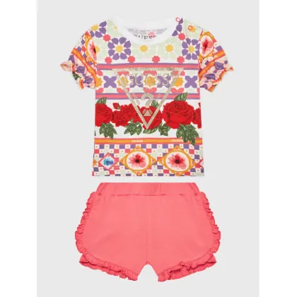 Zdjęcie Guess Komplet t-shirt i spodenki A3GG01 K6YW3 Kolorowy Regular Fit
