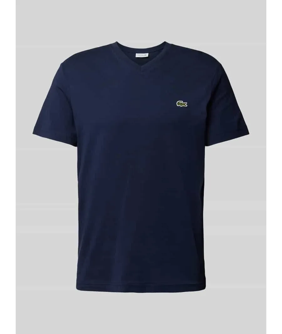 obrazek 1 Lacoste T-Shirt TH5077 Granatowy Regular Fit