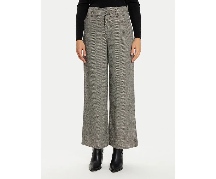 obrazek 1 Karen by Simonsen Spodnie materiałowe Rigmor 10105089 Beżowy Loose Fit