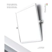 Zdjęcie Piękne naścienne lustro z mosiądzu krome z elementami Swarovskiego - Il Paralume Marina