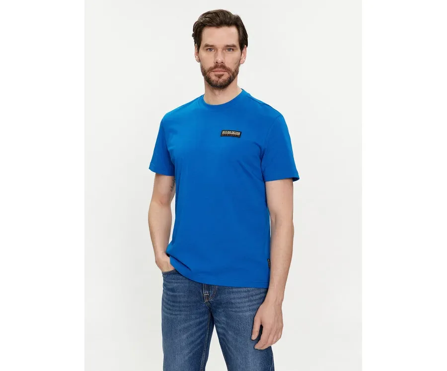 obrazek 1 Napapijri T-Shirt Iaato NP0A4HFZ Niebieski Regular Fit