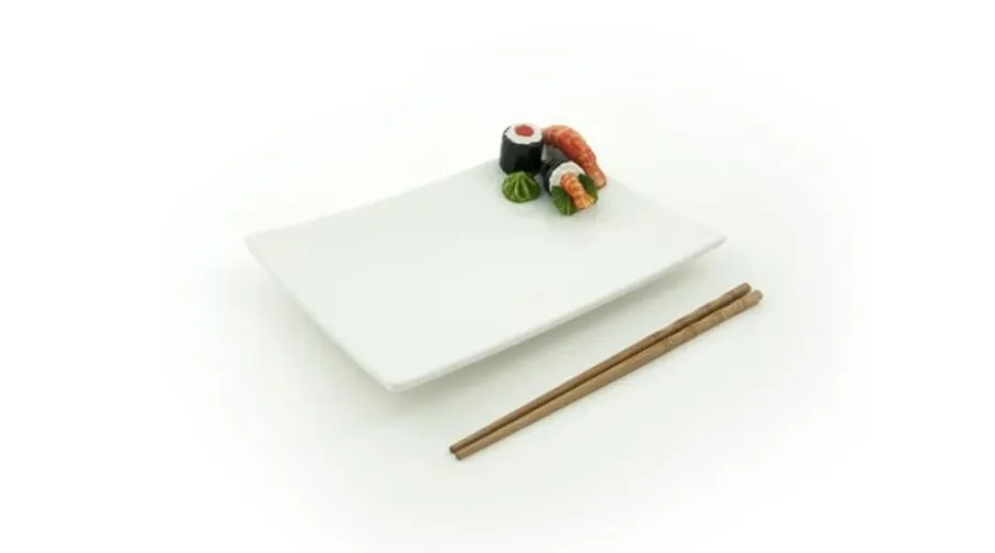 obrazek 3 Mały prostokątny talerz do sushi - Le Ceramiche