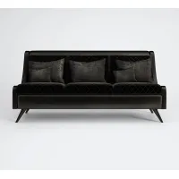 Zdjęcie Czarna ekskluzywna sofa do salonu – Muranti