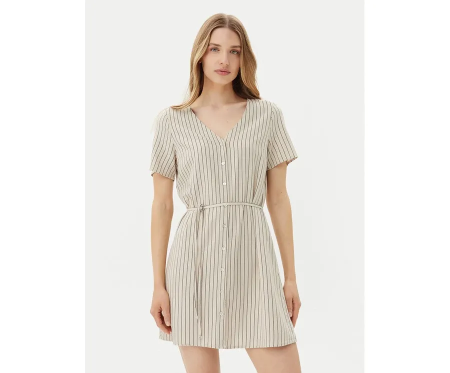 obrazek 1 Vero Moda Sukienka letnia Mymilo 10322976 Beżowy Loose Fit