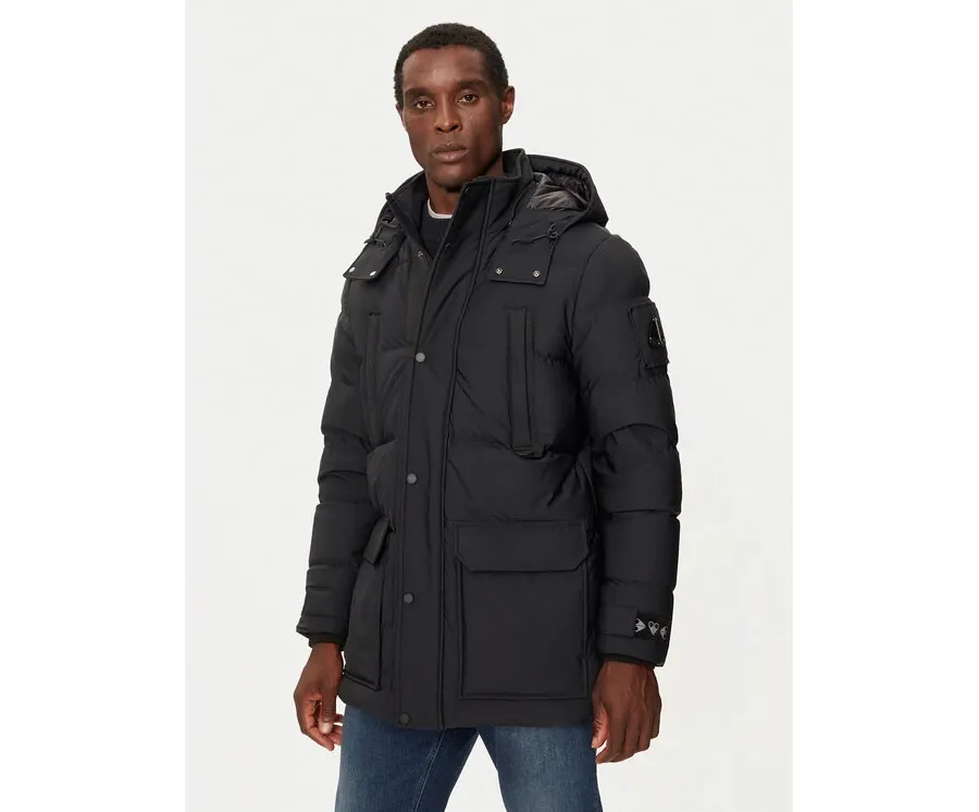 obrazek 1 Moose Knuckles Kurtka puchowa Valleyfied 2 M32MJ152 Czarny Regular Fit