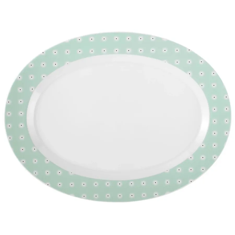 obrazek 1 Porcelanowy owalny półmisek 35x26 cm zdobiony oryginalnym motywem - Seltmann Weiden