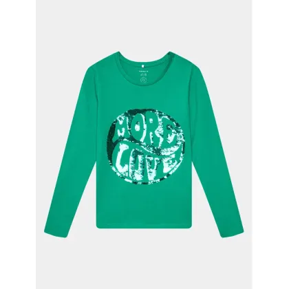 Zdjęcie NAME IT Bluzka 13210681 Zielony Regular Fit