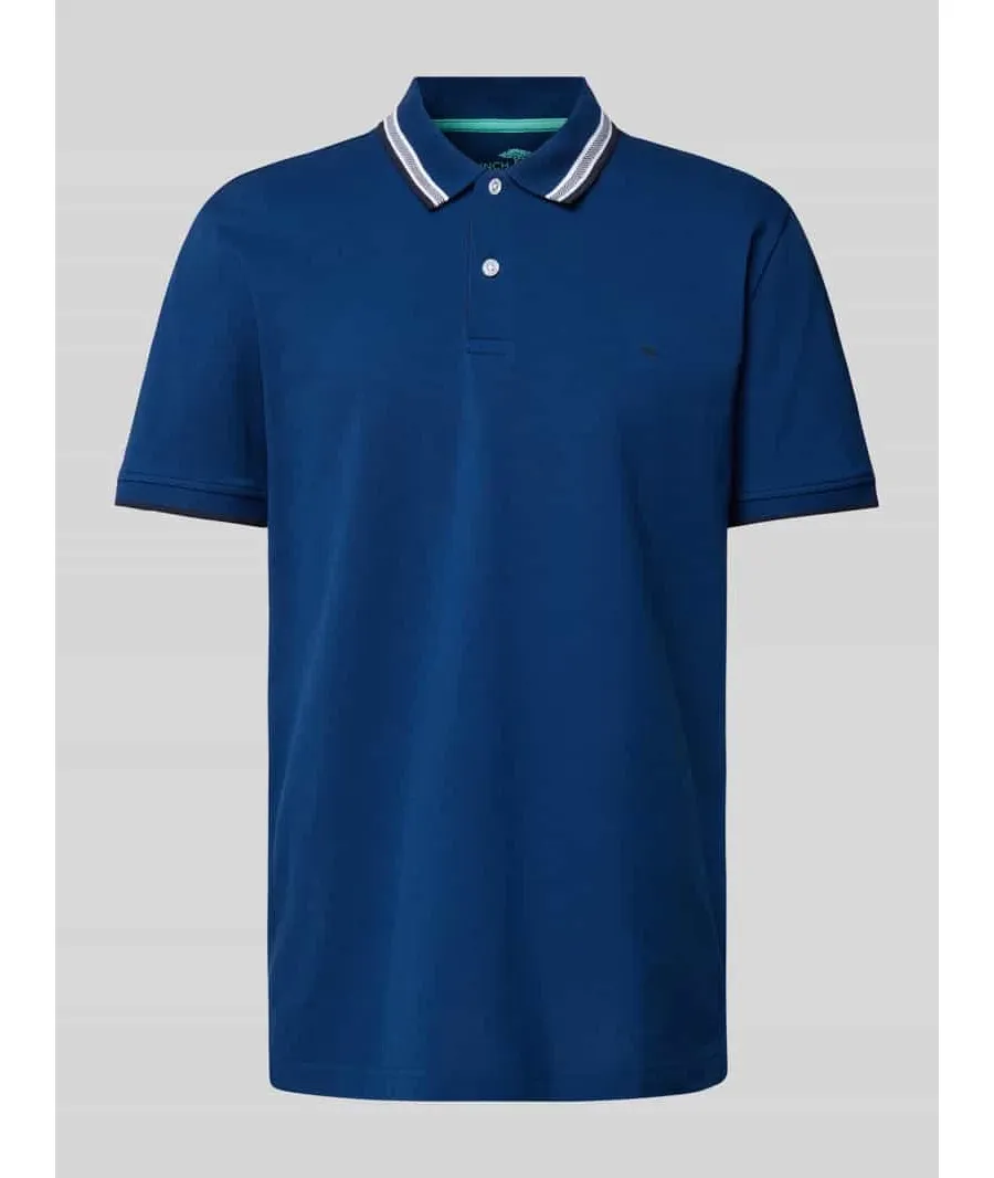 obrazek 1 Koszulka polo o kroju regular fit z paskami w kontrastowym kolorze