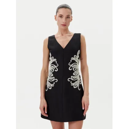 Zdjęcie TWINSET Sukienka letnia 251LB2FBB Czarny Slim Fit