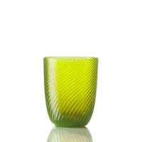 Picture A sensational Italian glass in pine green, Murano glass