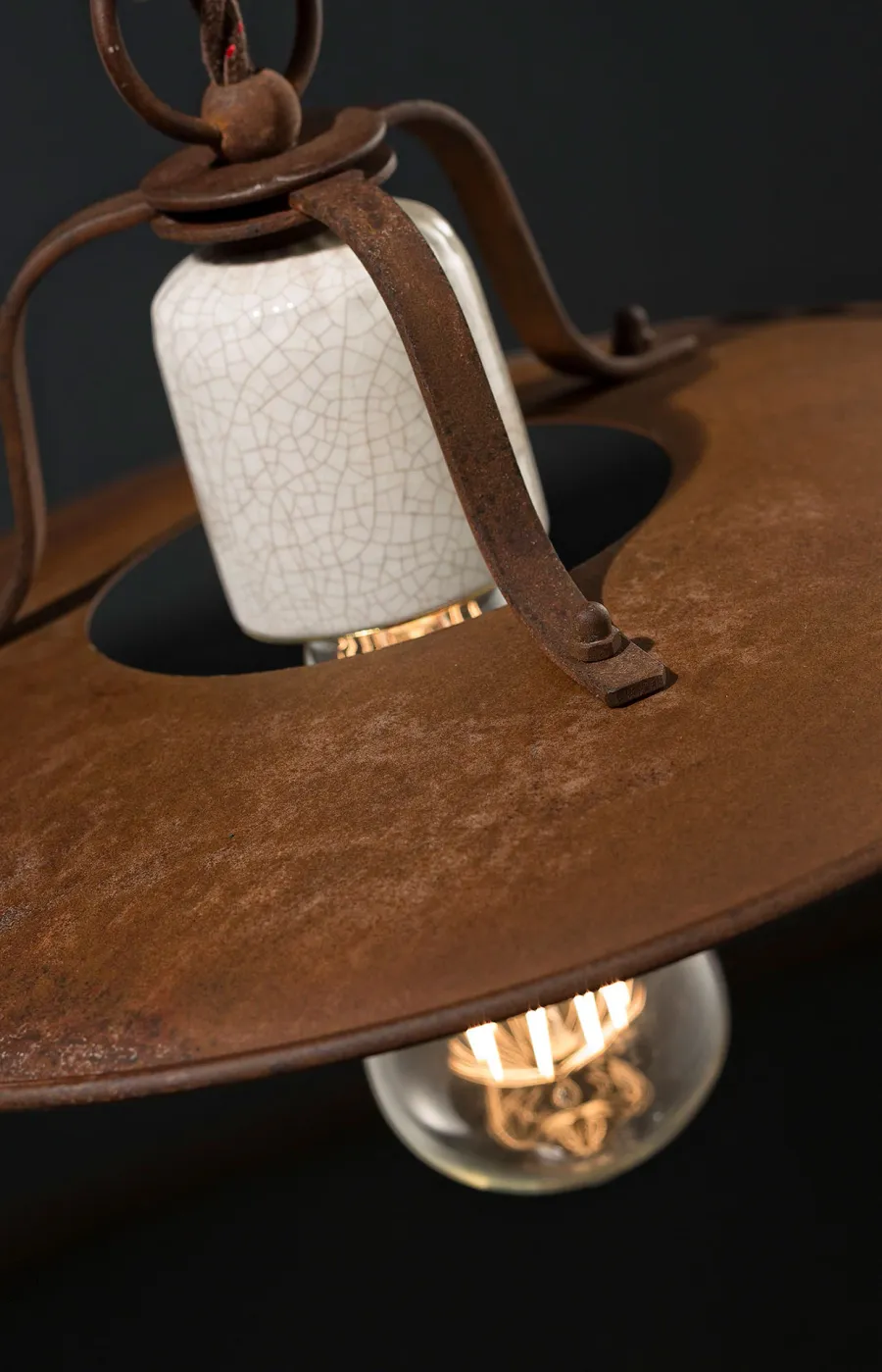 obrazek 2 Stylowa włoska lampa wisząca retro