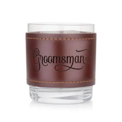 Zdjęcie Stylowa kryształowa szklanka do whisky – niezapomniany prezent dla drużby