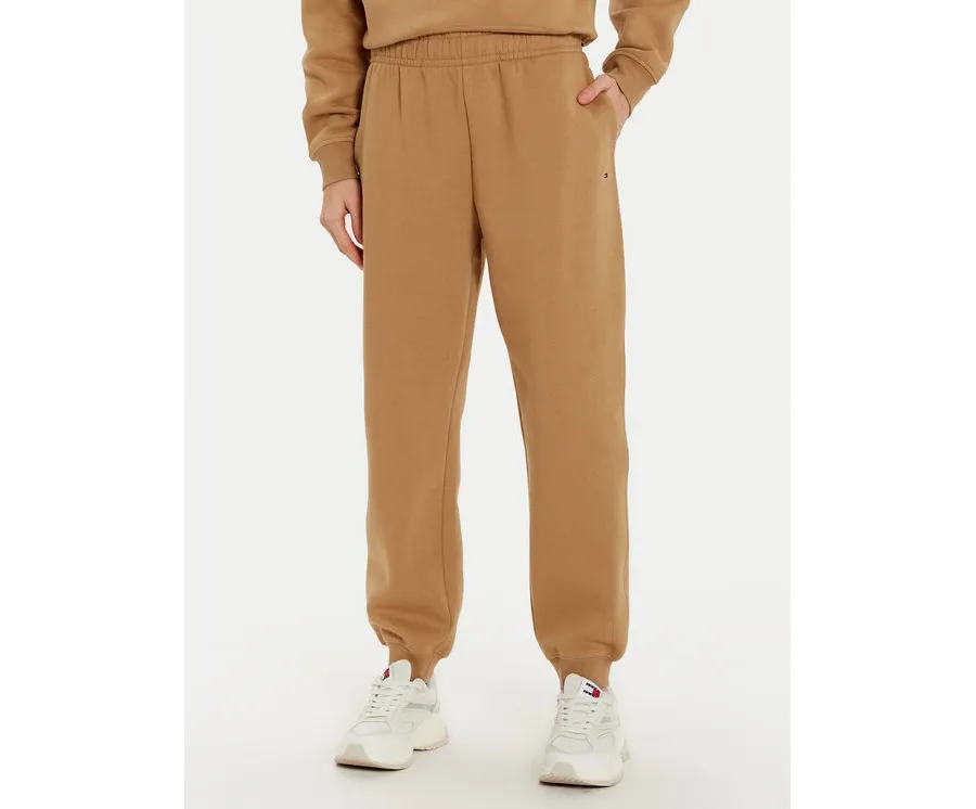 obrazek 1 Tommy Hilfiger Spodnie dresowe Essential WW0WW45966 Beżowy Regular Fit