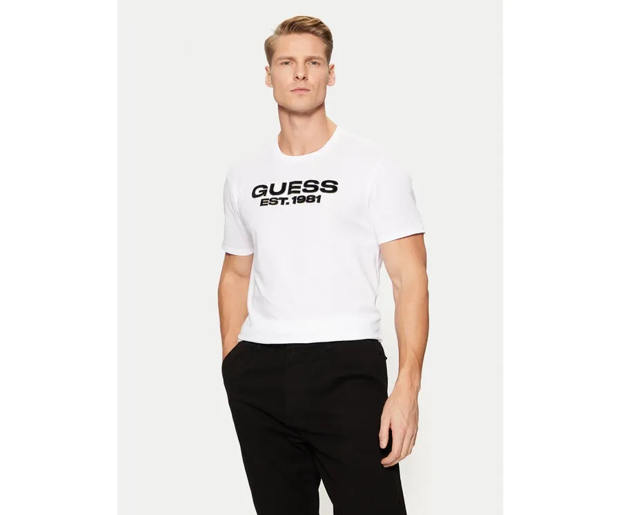 obrazek 1 Guess T-Shirt M5RI50 K9RM1 Biały Regular Fit