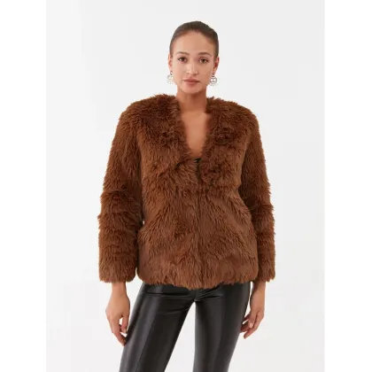 Zdjęcie TWINSET Futro 232TP2301 Brązowy Slim Fit