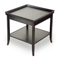 Zdjęcie Kwadratowy stolik kawowy z litego drewna H.60xL.80xP.80 cm