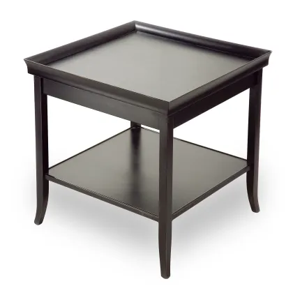 Zdjęcie Kwadratowy stolik kawowy z litego drewna H.60xL.80xP.80 cm