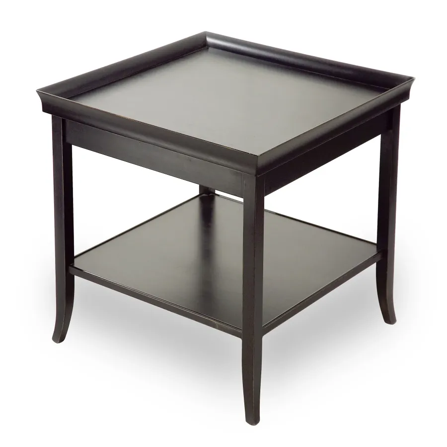 obrazek 1 Kwadratowy stolik kawowy z litego drewna H.60xL.80xP.80 cm
