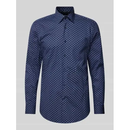 Zdjęcie Koszula biznesowa o kroju slim fit z kołnierzykiem typu kent model ‘Hank’