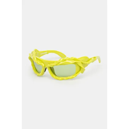 Zdjęcie Ottolinger okulary przeciwsłoneczne Twisted damskie kolor zielony 1272601421