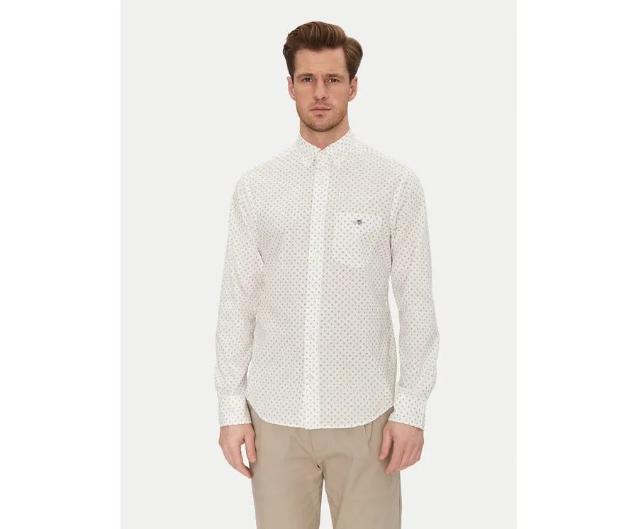 obrazek 1 Gant Koszula 3250056 Biały Regular Fit