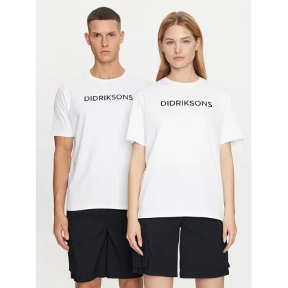 Zdjęcie Didriksons T-Shirt Harald 505551 Biały Regular Fit