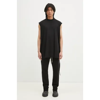 Zdjęcie Rick Owens t-shirt bawełniany Tarp T męski kolor czarny DU01E3158.RN