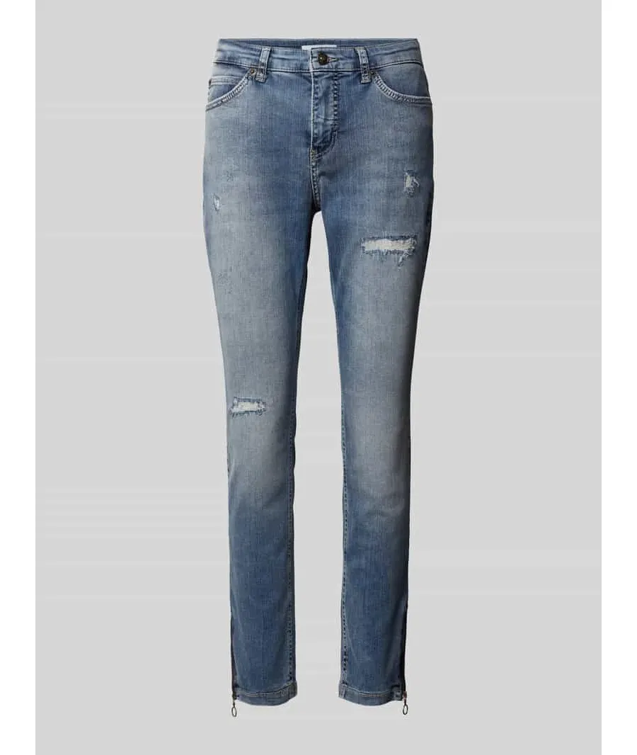 obrazek 1 Jeansy o kroju skinny fit z 5 kieszeniami