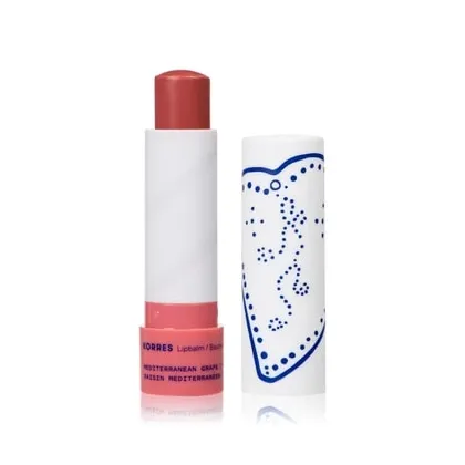 Zdjęcie KORRES Mediterranean Grape Lip Balm tinted neutral purple Balsam do ust 4.5 g Neutral Purple