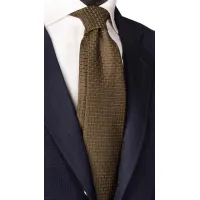 Picture Dark green silk tie as a gift