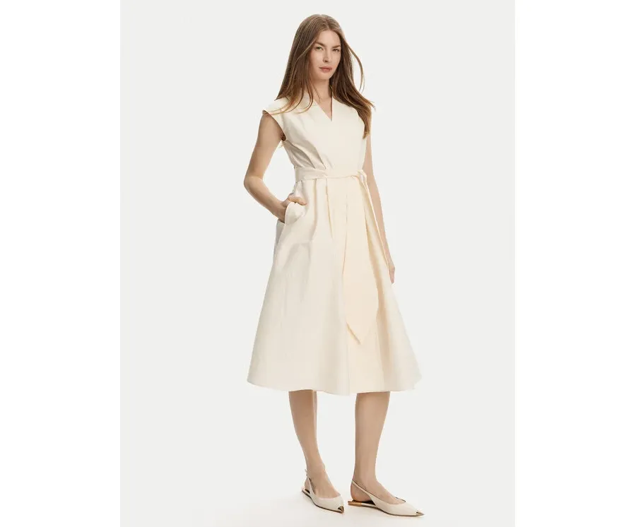 obrazek 1 Marella Sukienka codzienna Ossola 2513221172 Écru Regular Fit