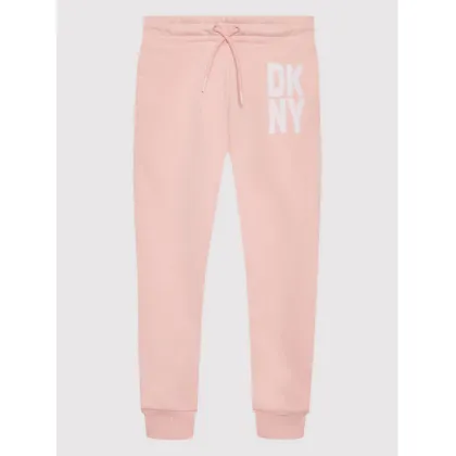 Zdjęcie DKNY Spodnie dresowe D34A70 S Różowy Regular Fit