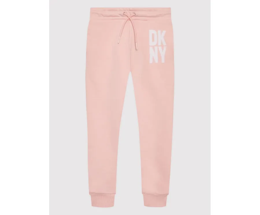 obrazek 1 DKNY Spodnie dresowe D34A70 S Różowy Regular Fit