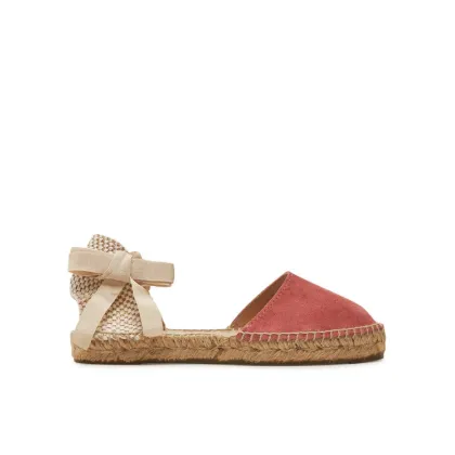 Zdjęcie Manebi Espadryle Hamptons Flat Valenciana Espadrilles R 7.0 P0 Bordowy
