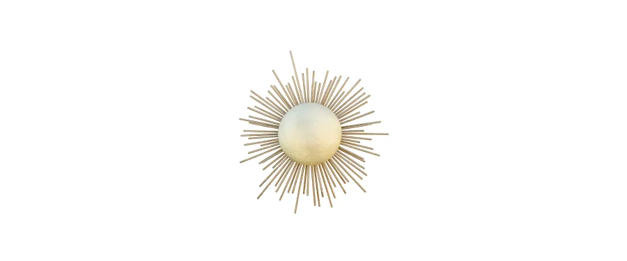obrazek 1 Piękna lampa ścienna zainspirowana słońcem