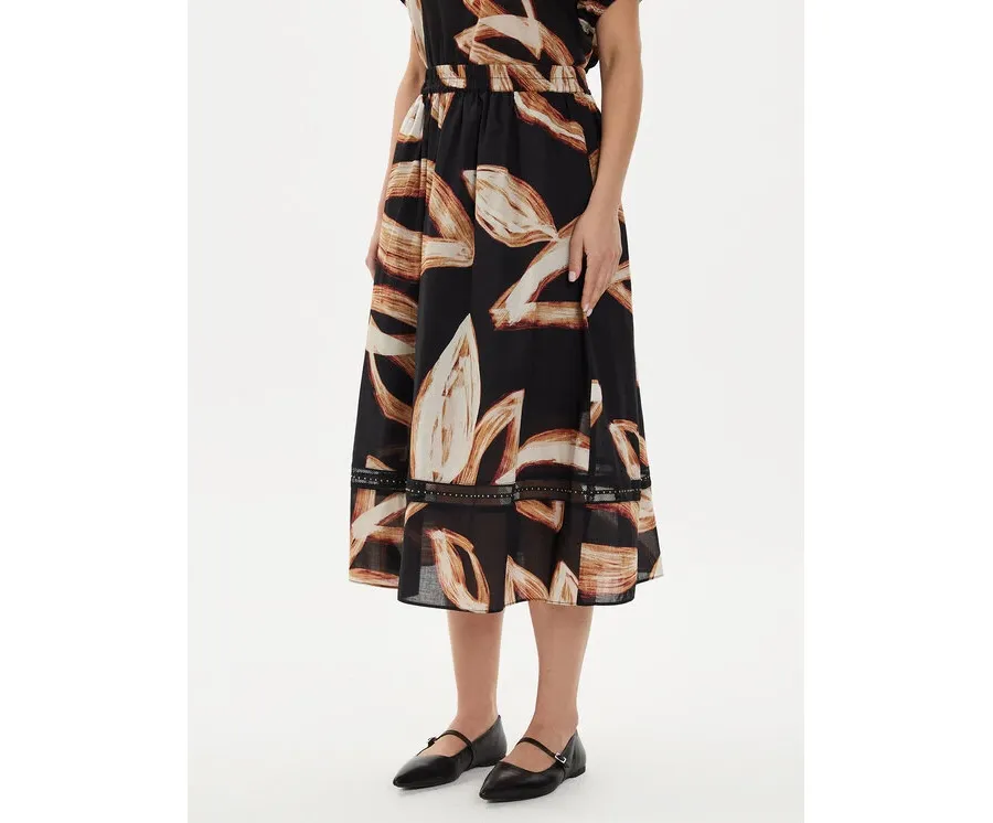 obrazek 1 DKNY Spódnica midi P4EN0X38 Czarny Oversize