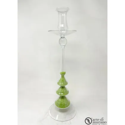 Zdjęcie Prestiżowy świecznik ze szkła Murano