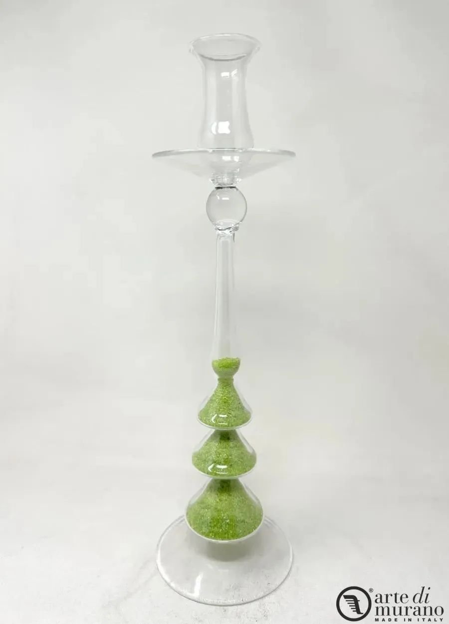 obrazek 1 Prestiżowy świecznik ze szkła Murano