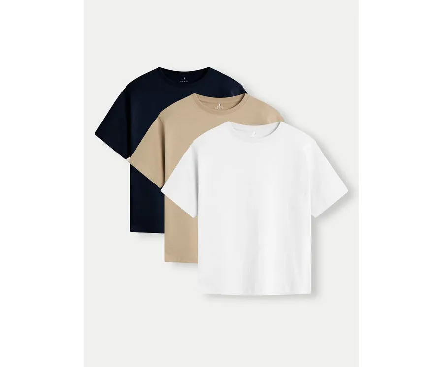obrazek 1 NAME IT Komplet 3 t-shirtów 13231198 Kolorowy Regular Fit